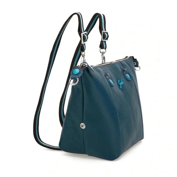 Gabs Convertible shopping /Tote bag G3 plus athlantic blue Leather - Picture 1 of 16